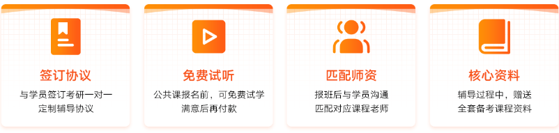 文都考研一对一系列课程