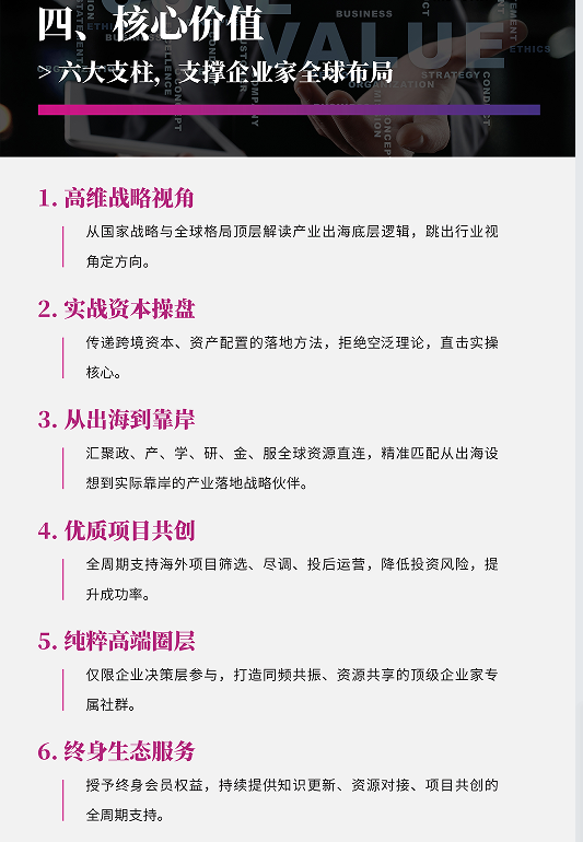 「产业出海」企业家思享社
