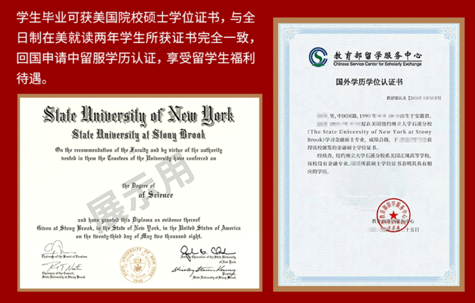 纽约州立大学石溪分校金融学硕士(MSF)1+1项目