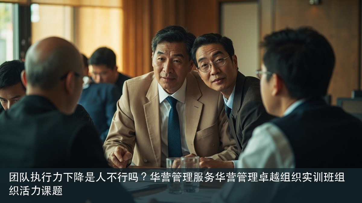 团队执行力下降是人不行吗?华营管理服务华营管理卓越组织实训班组织活力课题