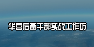 华营后备干部实战工作坊