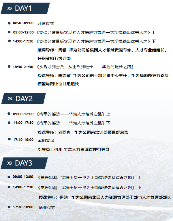 华营干部梯队建设班