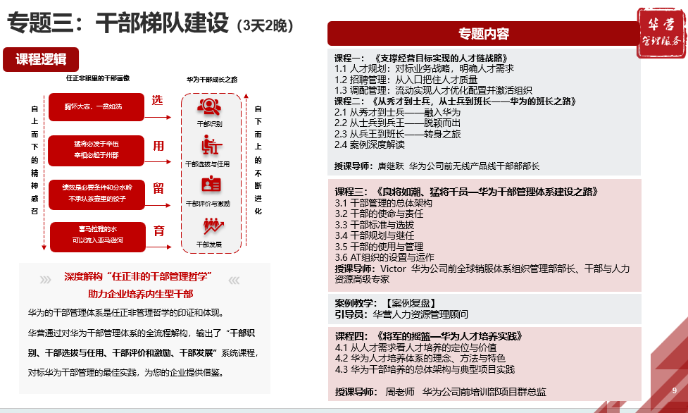 华营卓越专题班
