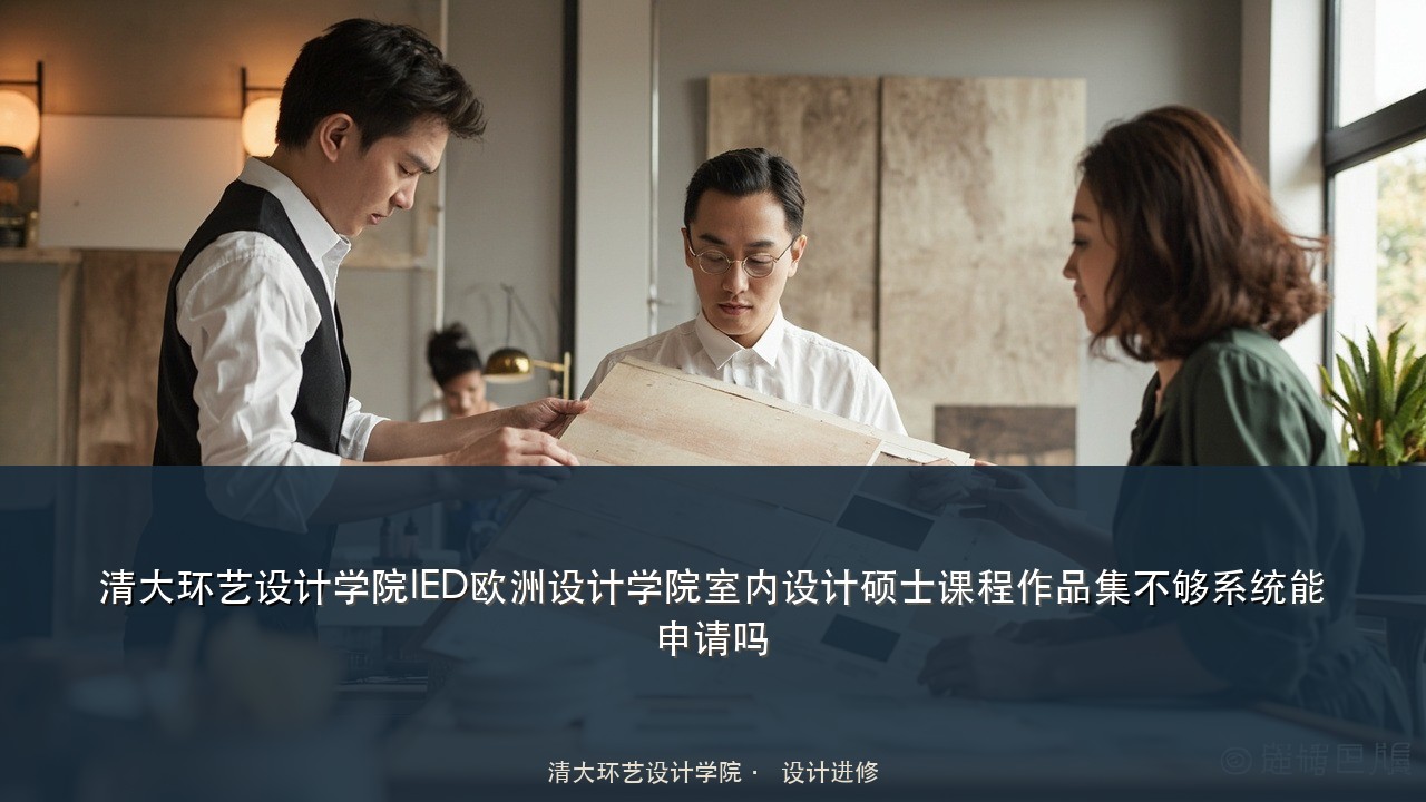 清大环艺设计学院IED欧洲设计学院室内设计硕士课程作品集不够系统能申请吗