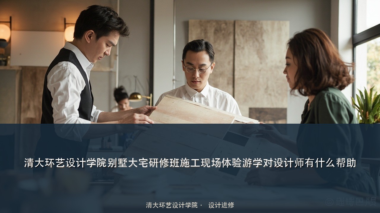 清大环艺设计学院别墅大宅研修班施工现场体验游学对设计师有什么帮助