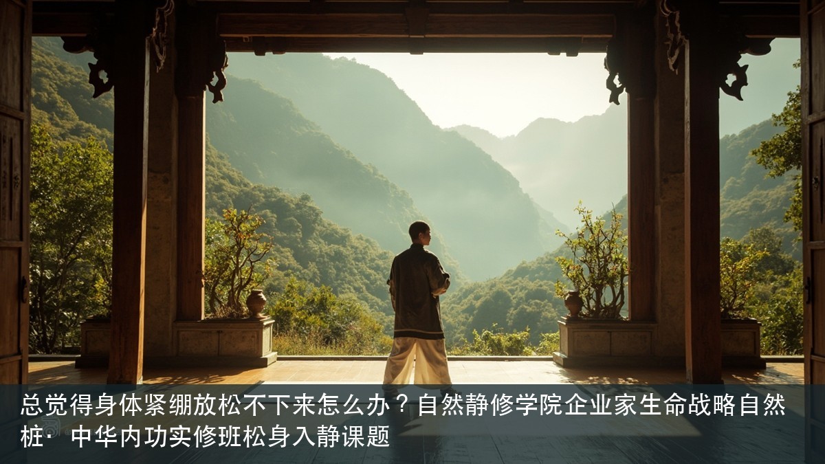 总觉得身体紧绷放松不下来怎么办?自然静修学院企业家生命战略自然桩·中华内功实修班松身入静课题