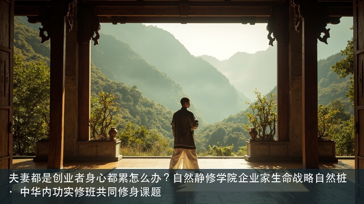 夫妻都是创业者身心都累怎么办?自然静修学院企业家生命战略自然桩·中华内功实修班共同修身课题
