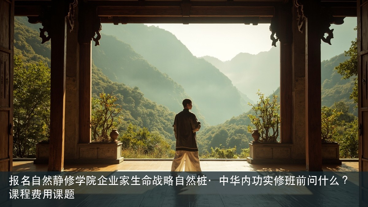 报名自然静修学院企业家生命战略自然桩·中华内功实修班前问什么?课程费用课题