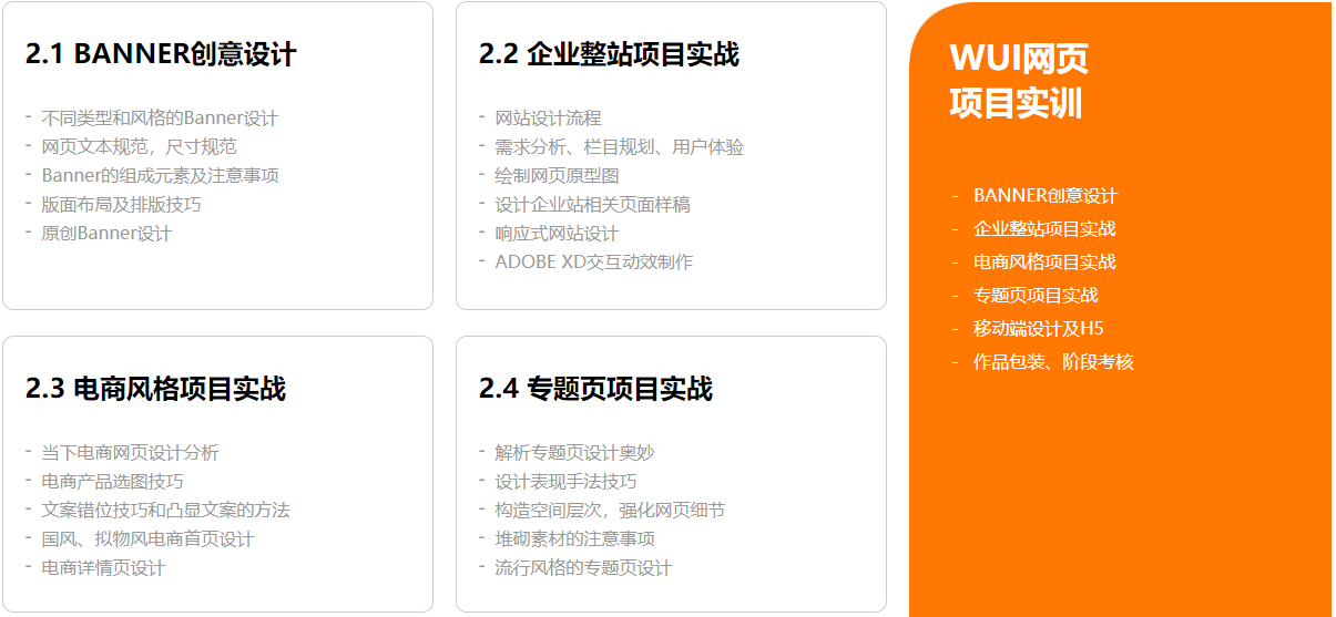 网页美工设计全科班