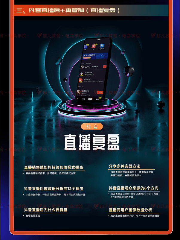 直播带货运营班