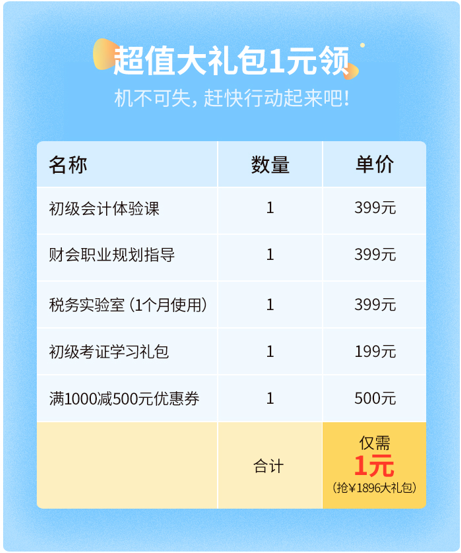 仁和初级会计试听课