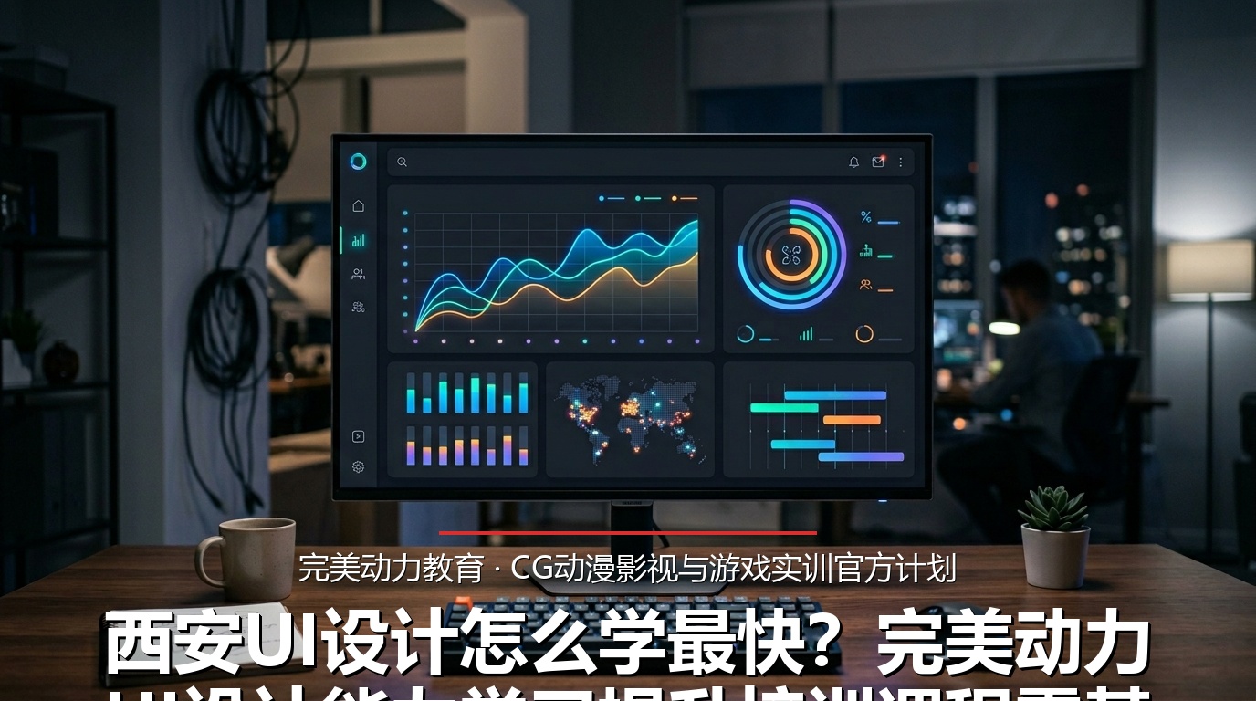 西安UI设计怎么学最快?完美动力UI设计能力学习提升培训课程零基础能学会吗?