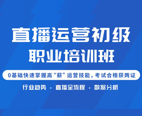 直播运营初级职业培训班