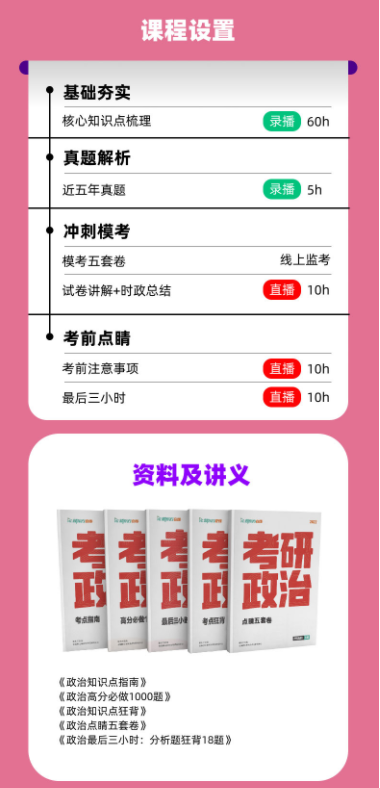 考研政治初试协议班plus