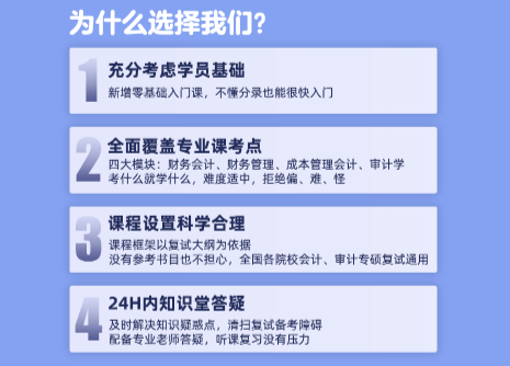 考研会计、审计复试大纲班