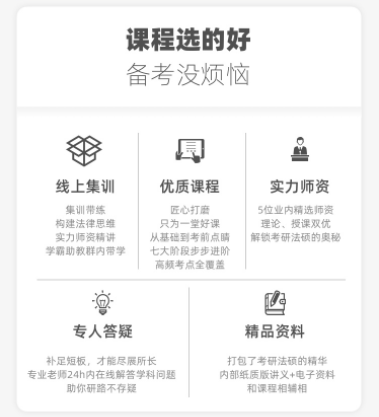 考研法律硕士（非法学）双师特训班