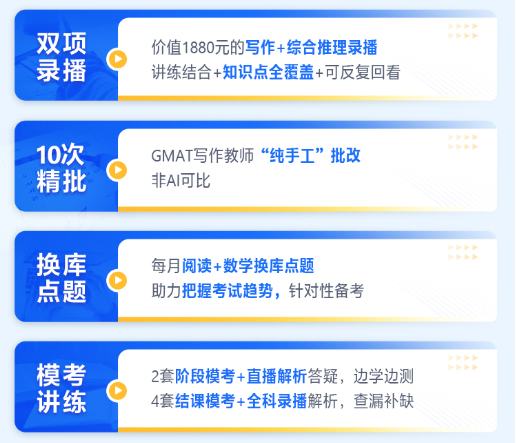 北美读研GMAT直播VIP班