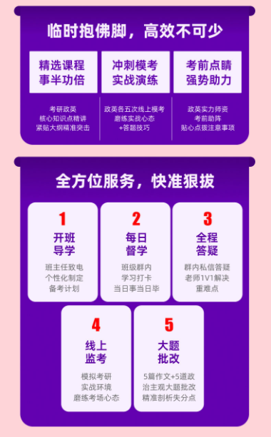 考研初试协议班【政英联报】