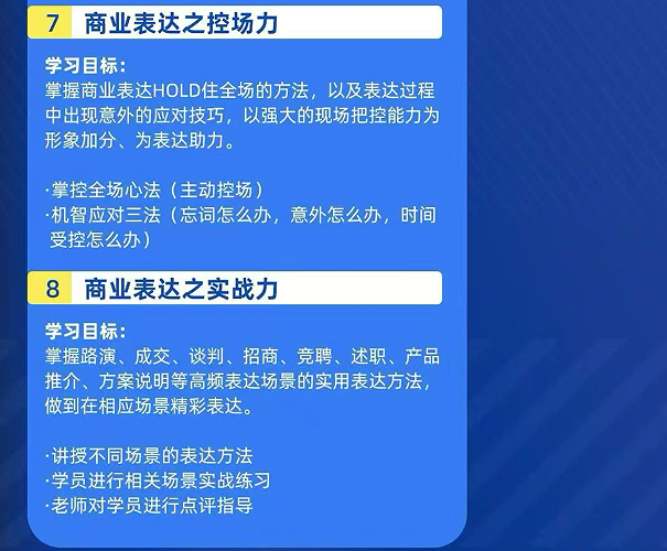 智言达商业表达全景训练