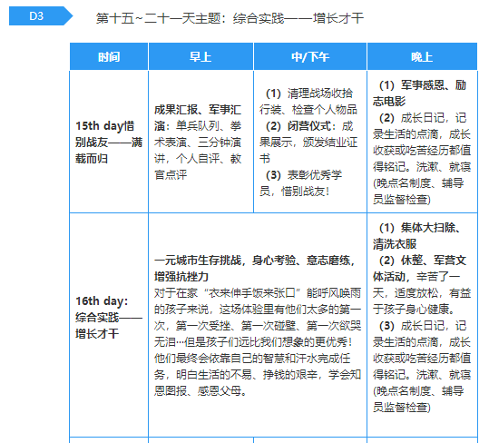 成都better暑假军训夏令营