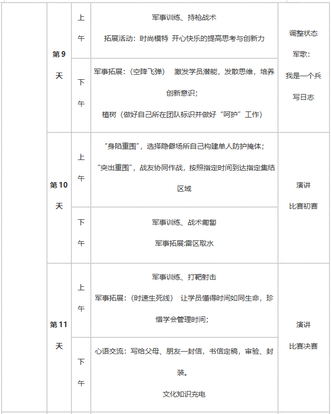 28天军事将帅营