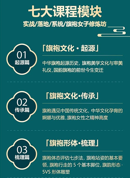 《东方神韵》高级旗袍仪态师双认证班