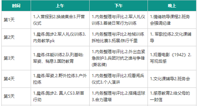 长沙孩子军训夏令营