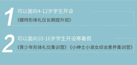 修齐礼仪书院少儿模特形体礼仪培训师双师班