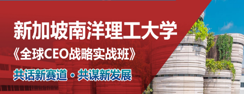 新加坡南洋理工大学 《全球CEO战略实战班》