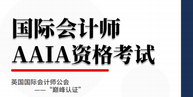国际会计师AAIA课程
