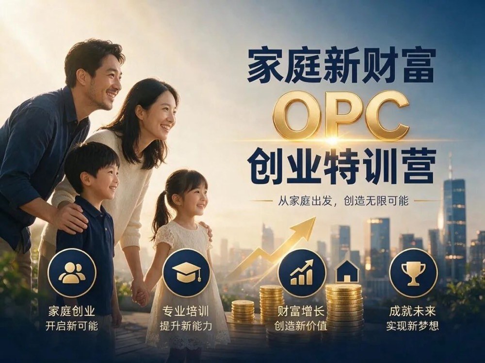 元培商学院家庭新财富OPC创业特训营:四类家庭服务赛道怎么判断