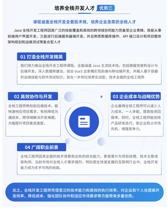千锋Java全栈+AI开发课程