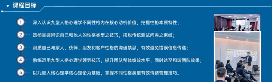 时代华商九型人格心理学国际认证商业执行师班