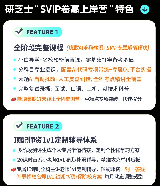 计算机考研SVIP卷赢协议营