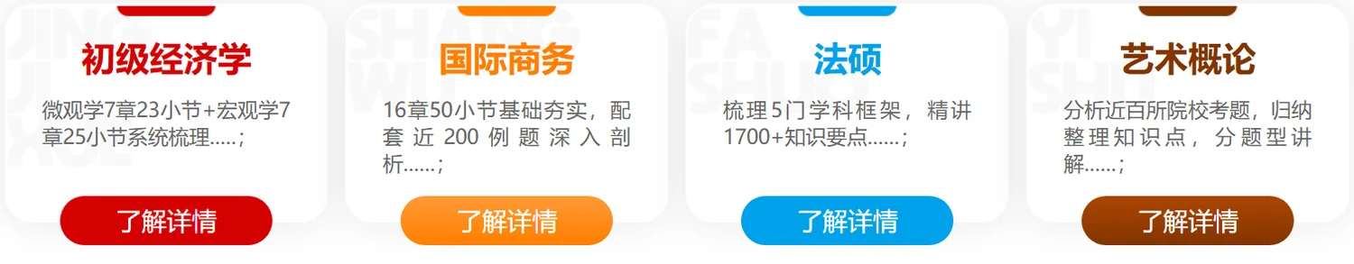 中公考研在职考研课程
