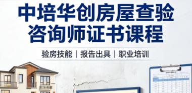 中培华创房屋查验咨询师证书课程