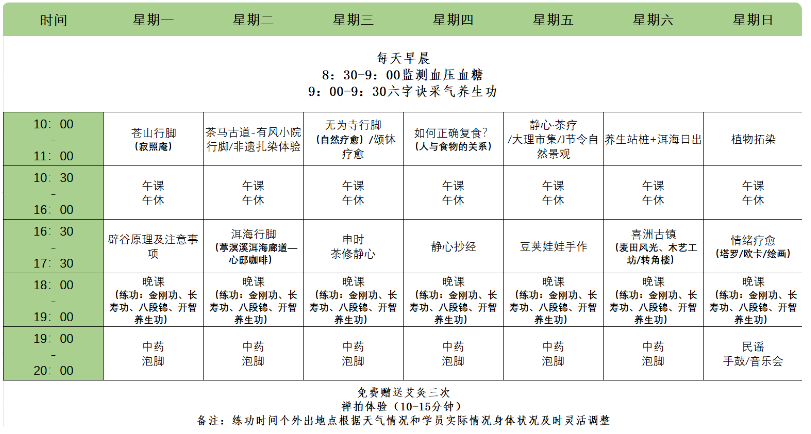 大理正念辟谷养生疗愈基地