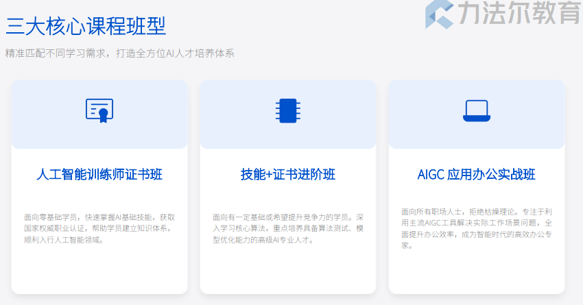 人工智能训练师职业培训班