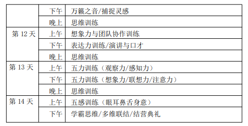 卓领五力特训营
