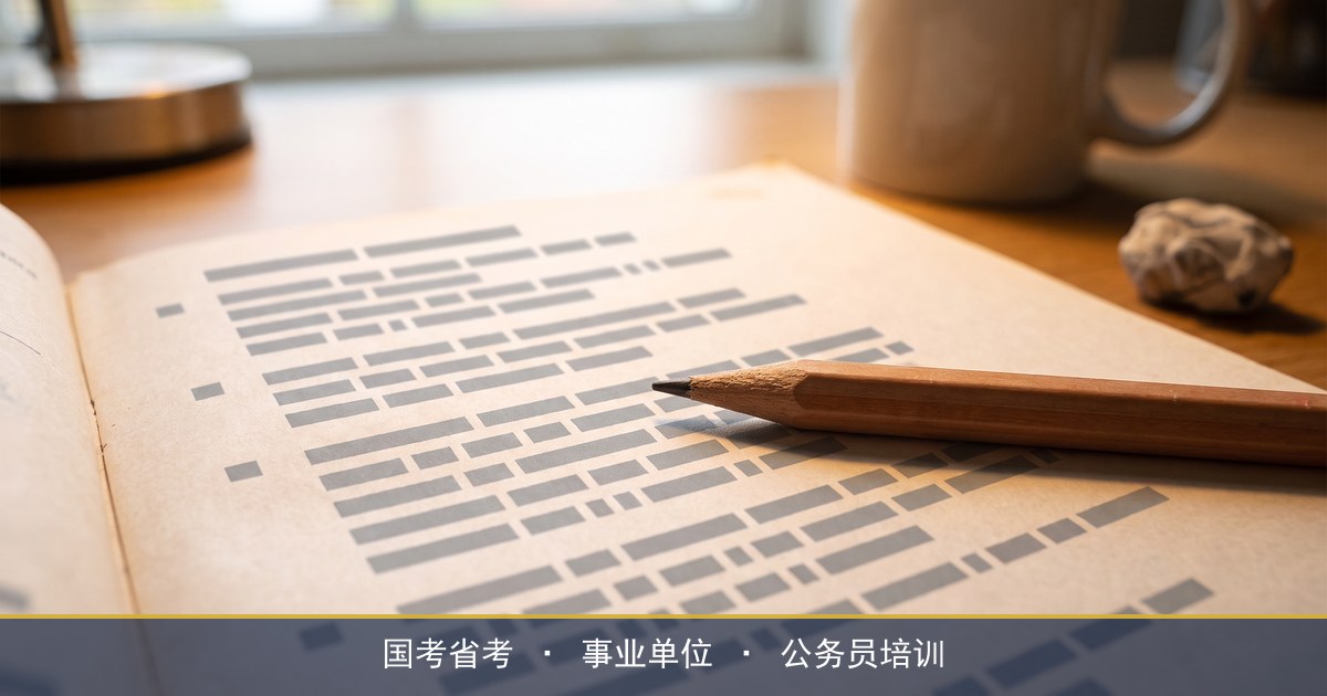 行测言语理解选词填空总靠语感，逻辑填空怎么练？华公教育言语理解专项