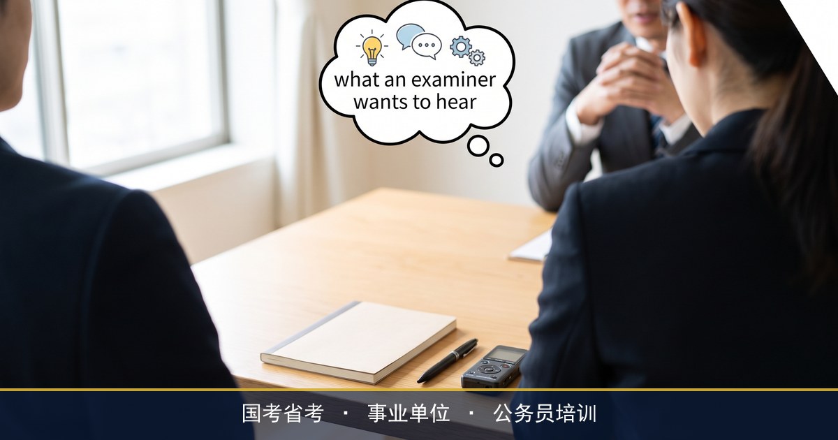 公务员面试综合分析题怎么组织语言,考官想听的是什么?华公教育面试综合分析