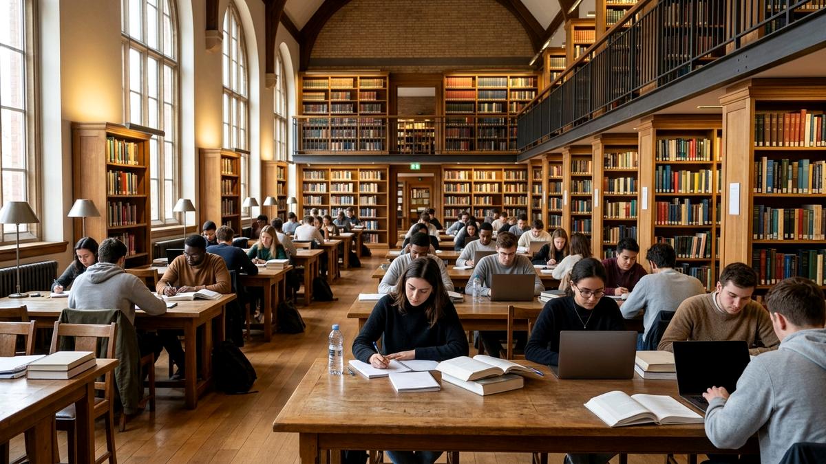 在学校抢不到图书座在家复习总想玩手机？海文考研专属自习班打造沉浸式研友学习圈