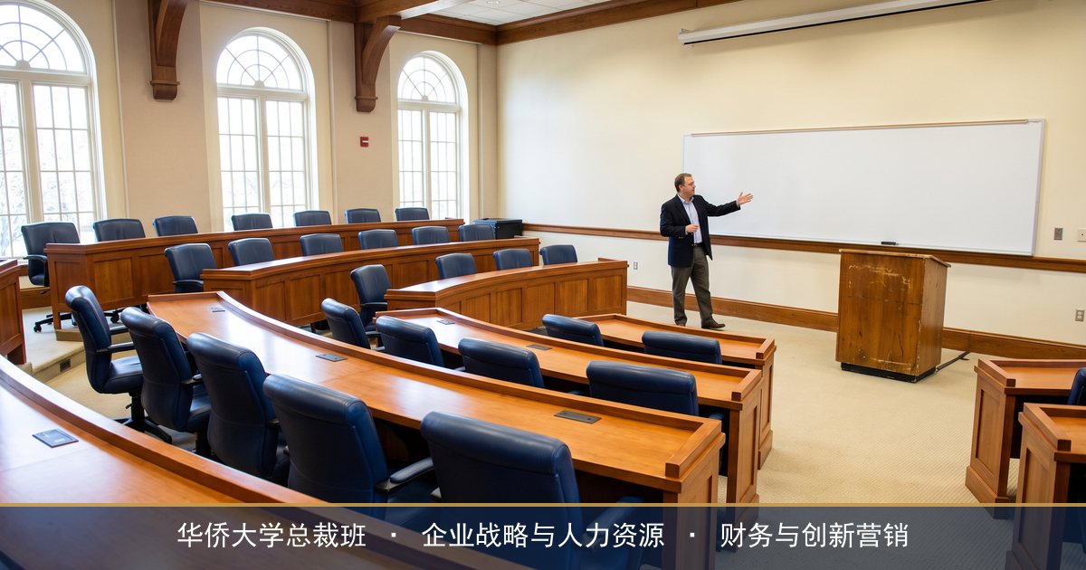 高级工商管理研修班是什么?华侨大学总裁班说清这个班型的范畴