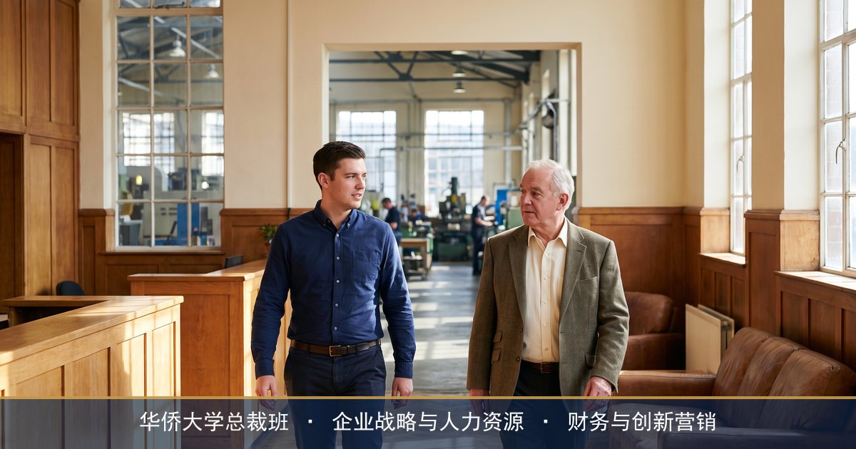 二代接班人怎么补上管理课?华侨大学总裁班给出培养路径