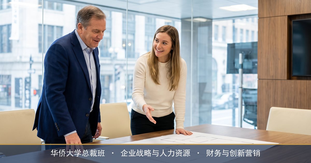 战略定完落不了地?华侨大学总裁班战略实施课讲推进机制