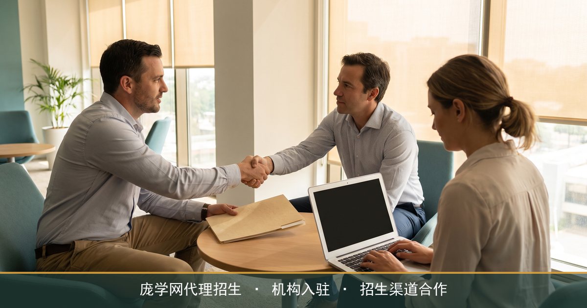 代理招生机构真能带来学员吗?庞学网把能做和不能做的分清楚