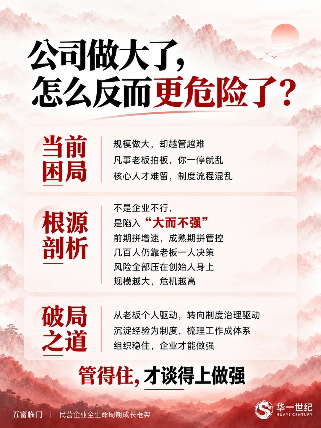 华一世纪企业治理观察:聚富期如何从老板驱动转向制度治理
