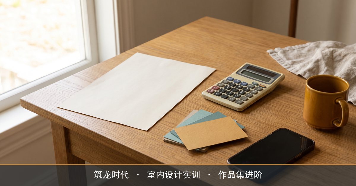 设计接单从哪里开始？筑龙时代讲作品集、报价与接单边界