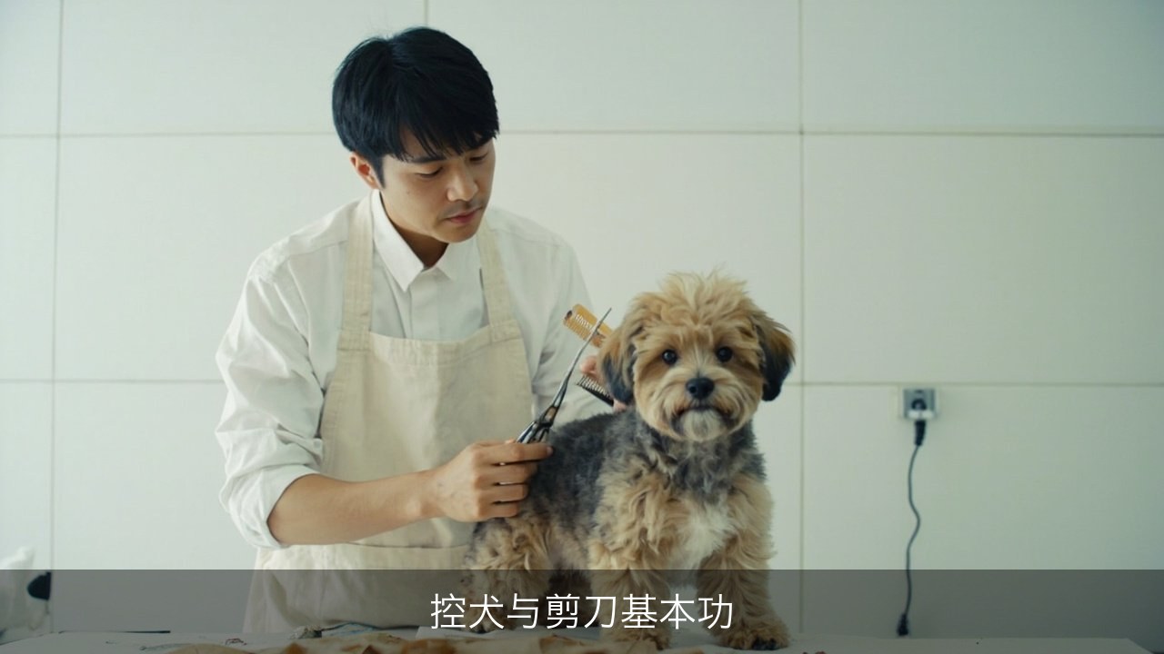 狗狗剪毛乱跑怎么办？派多格控犬与剪刀基本功训练