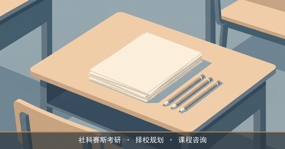 考研考试时间怎么排?社科赛斯按科次讲节奏